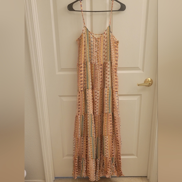 Sezane Boho Chic Floral Multico Ama Maxi Dress - Picture 12 of 13